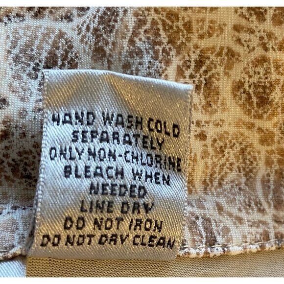 Chicos 3 Animal Print Jacket Size XL Long Sleeve Full Zip Neutral Tones Casual - Picture 4 of 8